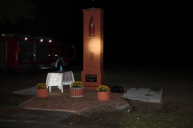 Poświęcenie kapliczki