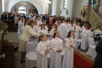  UROCZYSTOŚĆ PIERWSZEJ KOMUNI ŚW ZESŁANIE DUCHA ŚWIĘTEGO 