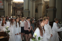  WYCIECZKA DZIECI KOMUNIJNYCH DO SANKTUARIUM MARYJNEGO NA ŚW GÓRĘ DO GOSTYNIA 