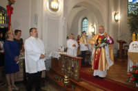  ZAKOŃCZENIE OKTAWY BOŻEGO CIAŁA ORAZ JUBILEUSZ 25LECIA  KAPŁAŃSTWA KS. HENRYKA SCHWANKE 