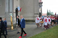  MSZA ŚW ODUSTOWA KU CZCI ŚW ROCHA ODPRAWIŁ KS. BISKUP ZDZISŁAW FORTUNIAK W 40 ROCZNICĘ SAKRY BISKUPIEJ 