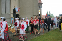  MSZA ŚW ODUSTOWA KU CZCI ŚW ROCHA ODPRAWIŁ KS. BISKUP ZDZISŁAW FORTUNIAK W 40 ROCZNICĘ SAKRY BISKUPIEJ 