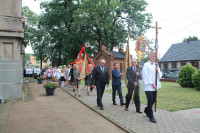  MSZA ŚW ODUSTOWA KU CZCI ŚW ROCHA ODPRAWIŁ KS. BISKUP ZDZISŁAW FORTUNIAK W 40 ROCZNICĘ SAKRY BISKUPIEJ 