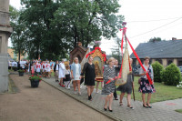  MSZA ŚW ODUSTOWA KU CZCI ŚW ROCHA ODPRAWIŁ KS. BISKUP ZDZISŁAW FORTUNIAK W 40 ROCZNICĘ SAKRY BISKUPIEJ 