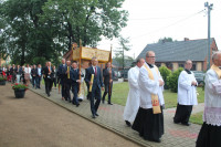  MSZA ŚW ODUSTOWA KU CZCI ŚW ROCHA ODPRAWIŁ KS. BISKUP ZDZISŁAW FORTUNIAK W 40 ROCZNICĘ SAKRY BISKUPIEJ 