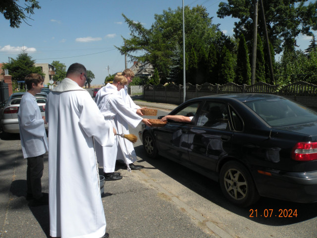 ŚWIĘCENIE POJAZDÓW W ŚWIETO SW KRZYSZTOFA