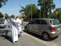  ŚWIĘCENIE POJAZDÓW W ŚWIETO SW KRZYSZTOFA 