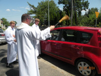  ŚWIĘCENIE POJAZDÓW W ŚWIETO SW KRZYSZTOFA 