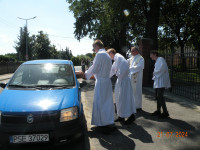  ŚWIĘCENIE POJAZDÓW W ŚWIETO SW KRZYSZTOFA 